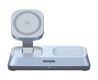 UGREEN Ładowarka indukcyjna 3w1 W711 MagFlowQi2 25W szara 6941876256778